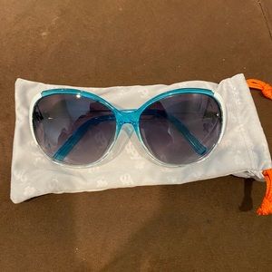 SPY Edyn Sunglasses - blue & white